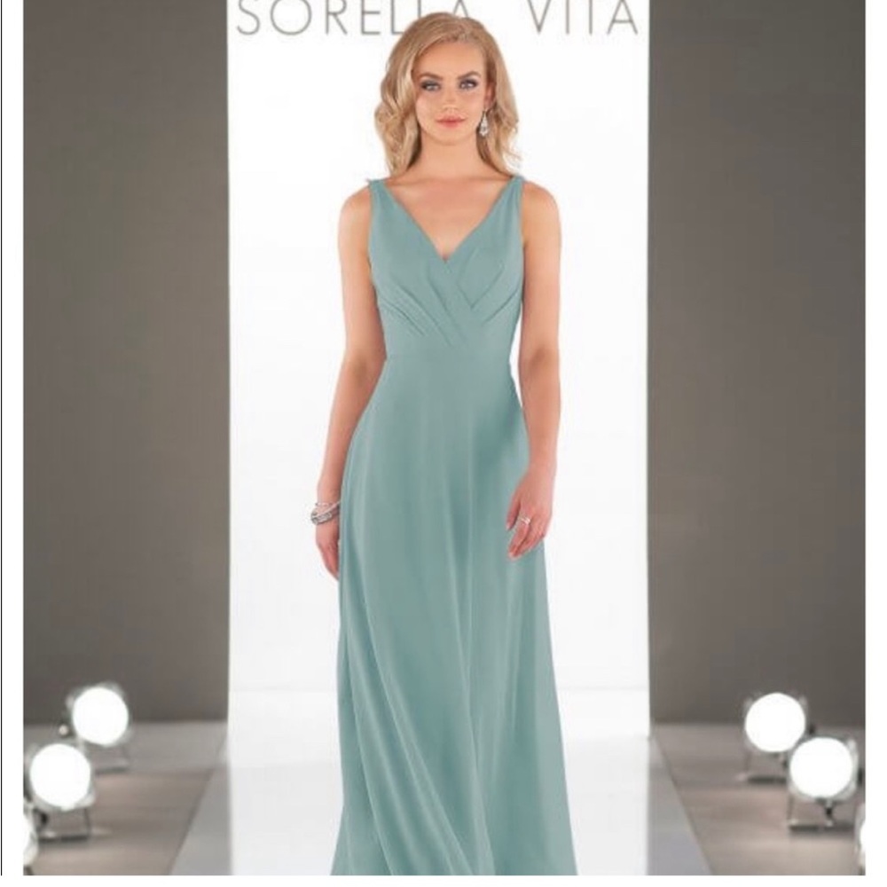 SORELLA VITA- ROMANTIC GRECIAN BRIDESMAID DRESSES in EUCALYPTUS